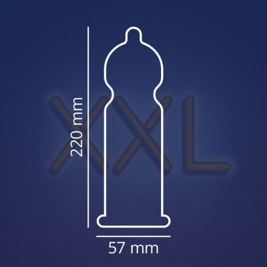 Презервативи Contex Extra Large Збільшеного розміру, 3 шт Презервативи Contex Extra Large Збільшеного розміру, 3 шт