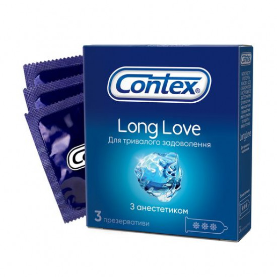 Презервативы Contex Long Love Для длительного удовольствия, 3 шт
Презервативы Contex Long Love Для длительного удовольствия, 3 шт