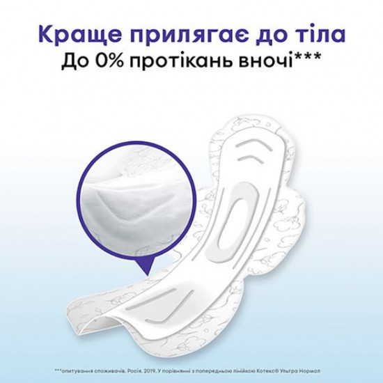 Прокладки для критических дней Kotex Natural Ночные, 6 шт
Прокладки для критических дней Kotex Natural Ночные, 6 шт