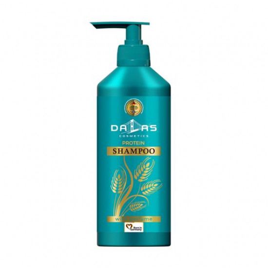 Протеїновий шампунь Dalas Cosmetics Protein Shampoo Захист та блиск для фарбованого волосся, 500 г Протеїновий шампунь Dalas Cosmetics Protein Shampoo Захист та блиск для фарбованого волосся, 500 г