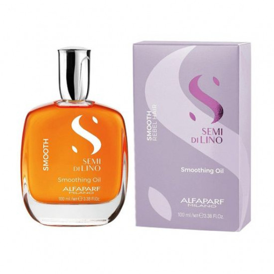 Розгладжуюча олія Alfaparf Semi di Lino Smooth Oil, для неслухняного волосся, 100 мл Розгладжуюча олія Alfaparf Semi di Lino Smooth Oil, для неслухняного волосся, 100 мл