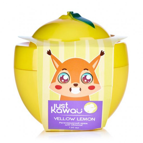 Регенерирующий крем для лица JUST KAWAII Лимон, 120 мл
Регенерирующий крем для лица JUST KAWAII Лимон, 120 мл
