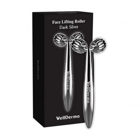 Roller for face lifting of Wellderma Face Lifting Dark Silver Roller Roller for face lifting of Wellderma Face Lifting Dark Silver Roller