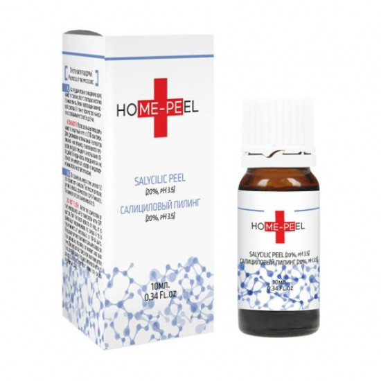 Салициловый пилинг 20% Home-Peel pH 3.5, 10 мл
Салициловый пилинг 20% Home-Peel pH 3.5, 10 мл
