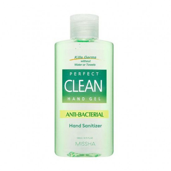 Санитайзер для рук Missha Perfect Clean Hand Gel, 140 мл
Санитайзер для рук Missha Perfect Clean Hand Gel, 140 мл