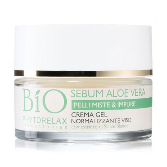 Сбалансированный крем-гель для лица Phytorelax Laboratories Bio Sebum Aloe Vera, 50 мл
Сбалансированный крем-гель для лица Phytorelax Laboratories Bio Sebum Aloe Vera, 50 мл