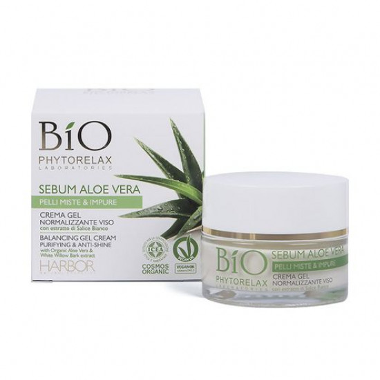 Сбалансированный крем-гель для лица Phytorelax Laboratories Bio Sebum Aloe Vera, 50 мл
Сбалансированный крем-гель для лица Phytorelax Laboratories Bio Sebum Aloe Vera, 50 мл