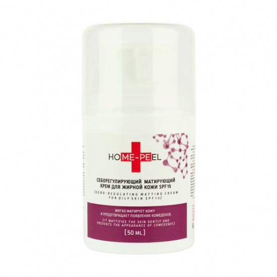 Seboreguliruyushchy mattifying cream for oily skin of the person Home-Peel, SPF 15, 50 of ml Seboreguliruyushchy mattifying cream for oily skin of the person Home-Peel, SPF 15, 50 of ml