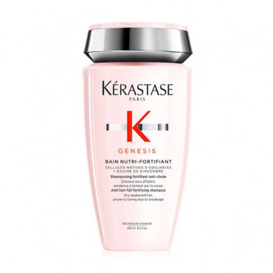 Шампунь-ванна Kerastase Genesis Bain Nutri-Fortifiant для зміцнення сухого волосся, схильного до випадання, 250 мл Шампунь-ванна Kerastase Genesis Bain Nutri-Fortifiant для зміцнення сухого волосся, схильного до випадання, 250 мл