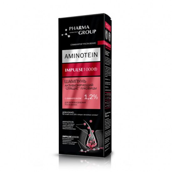 Pharma Group Aminotein Impulse shampoo for renewal of growth of hair, 150 ml Pharma Group Aminotein Impulse shampoo for renewal of growth of hair, 150 ml