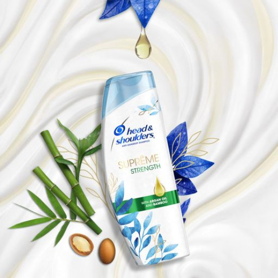 The Strengthening anti-dandruff shampoo Supreme Head & Shoulders, with argan oil and extract of a bamboo, 270 ml The Strengthening anti-dandruff shampoo Supreme Head & Shoulders, with argan oil and extract of a bamboo, 270 ml