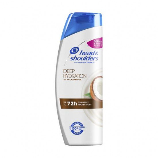 Шампунь проти лупи Head & Shoulders Глибоке зволоження, з кокосовим маслом, 400 мл Шампунь проти лупи Head & Shoulders Глибоке зволоження, з кокосовим маслом, 400 мл