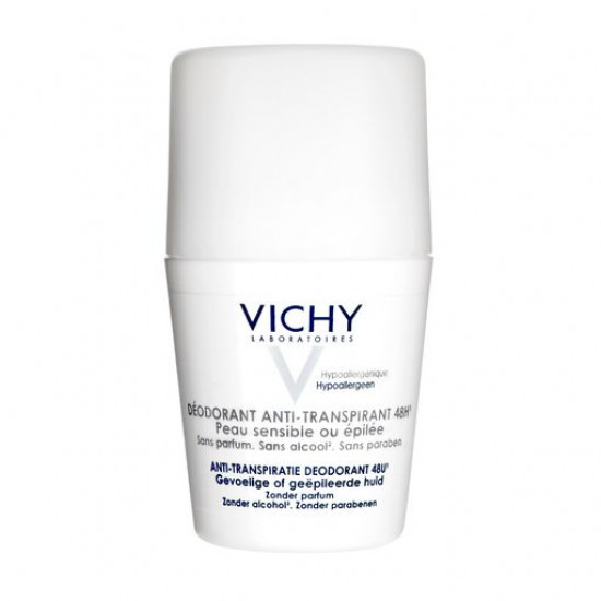Ball sensitive skin antiperspirant deodorant of Vichy 48H Soothing Anti-Perspirant, 50 ml Ball sensitive skin antiperspirant deodorant of Vichy 48H Soothing Anti-Perspirant, 50 ml