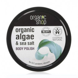 Body scrub of Organic Shop Body Scrub Organic Algae Salt Atlantic seaweed, 250 ml