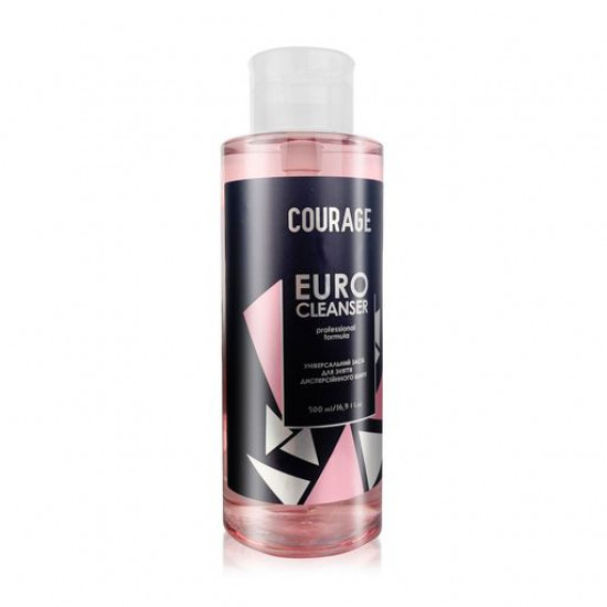 Засіб для видалення липкого шару з нігтів Courage Evro Cleanser, 500 мл Засіб для видалення липкого шару з нігтів Courage Evro Cleanser, 500 мл