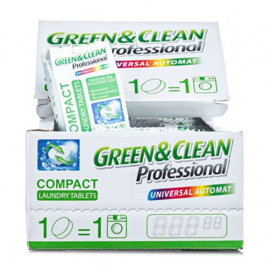 The laundry detergent Green & Clean Professional for color clothes, in tablets (Boxing), 30 pieces The laundry detergent Green & Clean Professional for color clothes, in tablets (Boxing), 30 pieces