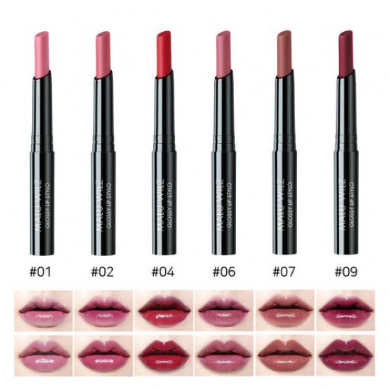 Resistant lipstick for lips of Malu Wilz Glossy Lip Stylo 7 Medium Brown, 2.5 g Resistant lipstick for lips of Malu Wilz Glossy Lip Stylo 7 Medium Brown, 2.5 g