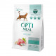 Dry feed for the sterilized cats of Optimeal with a turkey and oats, 200 g Dry feed for the sterilized cats of Optimeal with a turkey and oats, 200 g