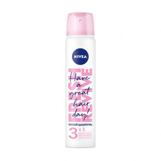 Сухий шампунь для світлого волосся NIVEA 3 в 1 для об'єму, 200 мл Сухий шампунь для світлого волосся NIVEA 3 в 1 для об'єму, 200 мл