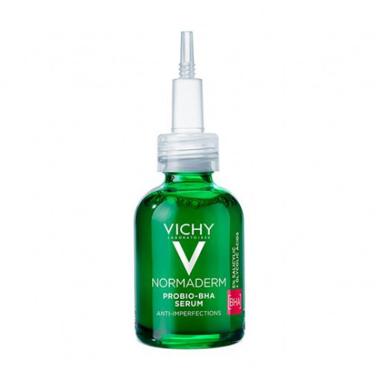 Сироватка-пілінг Vichy Normaderm Probio-BHA Serum для корекції недоліків жирної та проблемної шкіри обличчя, 30 мл Сироватка-пілінг Vichy Normaderm Probio-BHA Serum для корекції недоліків жирної та проблемної шкіри обличчя, 30 мл