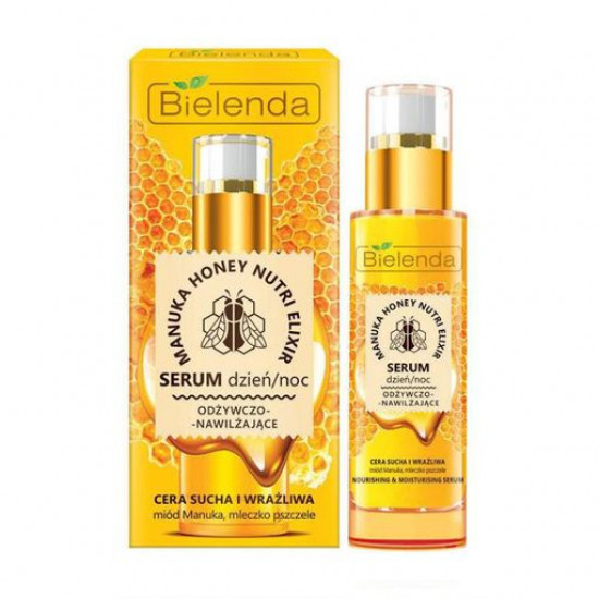 Сыворотка для лица Bielenda Manuka Honey питательная и увлажняющая, для сухой и чувствительной кожи, 30 мл
Сыворотка для лица Bielenda Manuka Honey питательная и увлажняющая, для сухой и чувствительной кожи, 30 мл