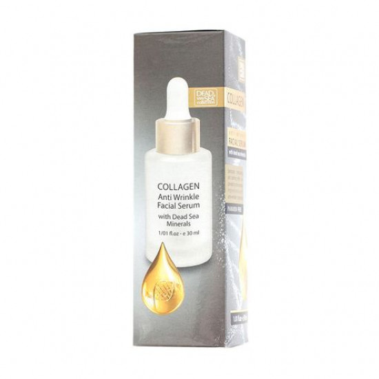 Serum for the person Dead Sea Collection Collagen Anti-Wrinkle Facial Serum against wrinkles, 30 ml Serum for the person Dead Sea Collection Collagen Anti-Wrinkle Facial Serum against wrinkles, 30 ml