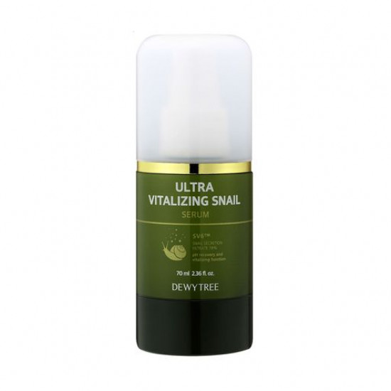 Serum for the person Dewytree Ultra Vitalizing Snail Serum with extract of a secret of a snail, 70 ml Serum for the person Dewytree Ultra Vitalizing Snail Serum with extract of a secret of a snail, 70 ml