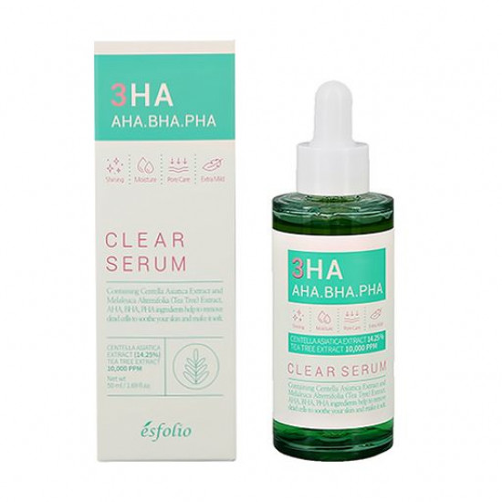 Serum for the person Esfolio Clear Serum with 3HA acids, 50 ml Serum for the person Esfolio Clear Serum with 3HA acids, 50 ml