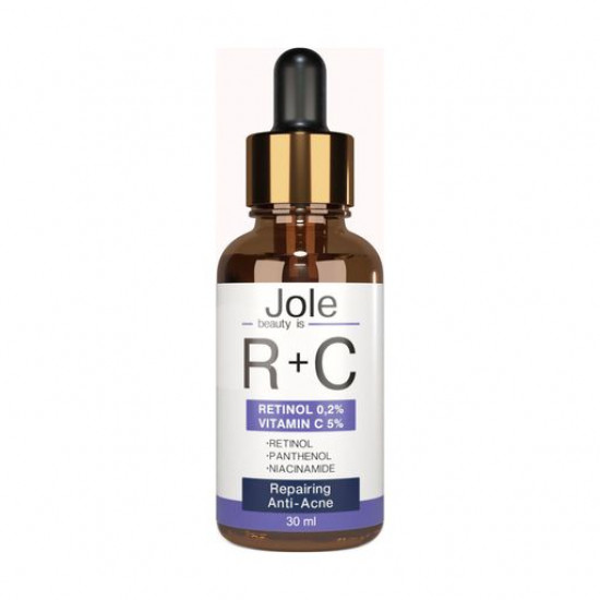 Сыворотка для лица Jole Retinol 2 + Vitamin C5 Anti Acne Serum с ретинолом и витамином С, 30 мл
Сыворотка для лица Jole Retinol 2 + Vitamin C5 Anti Acne Serum с ретинолом и витамином С, 30 мл