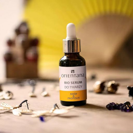 Serum for the person Orientana Bio Serum Honey & Propolis Honey and propolis, 30 ml Serum for the person Orientana Bio Serum Honey & Propolis Honey and propolis, 30 ml