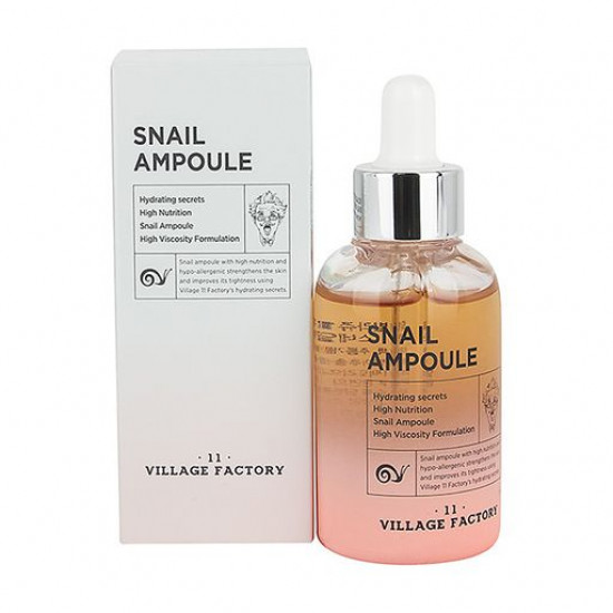 Serum for the person Village 11 Factory Snail Ampoule with mutsiny snails, 50 ml Serum for the person Village 11 Factory Snail Ampoule with mutsiny snails, 50 ml