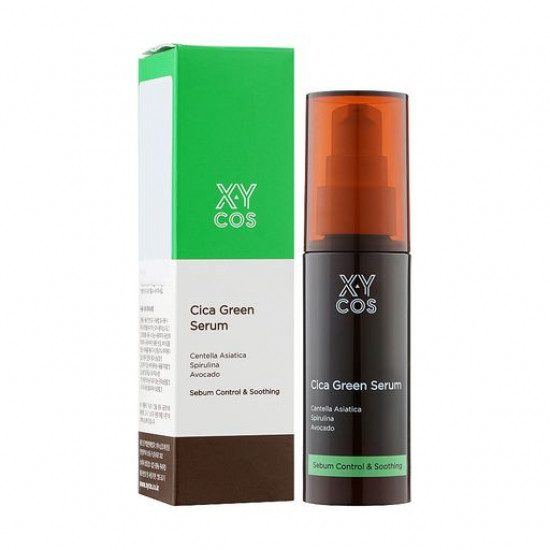 Serum for the person XYCos Cica Green Serum with tsentella extract, for oily skin, 50 ml Serum for the person XYCos Cica Green Serum with tsentella extract, for oily skin, 50 ml