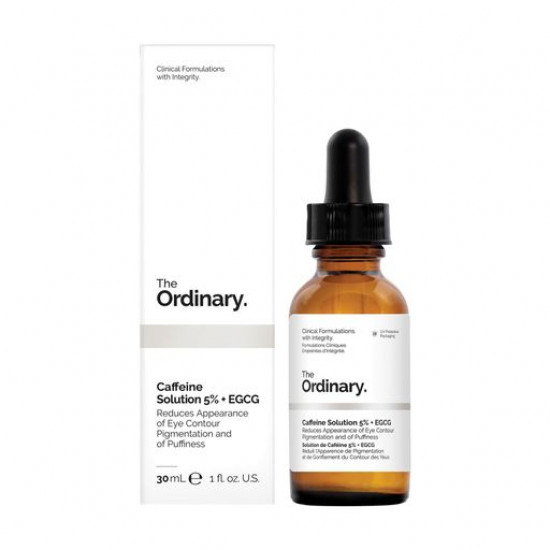 Serum under eyes with caffeine and the The Ordinary Caffeine Solution green tea of 5% + EGCG, 30 ml Serum under eyes with caffeine and the The Ordinary Caffeine Solution green tea of 5% + EGCG, 30 ml
