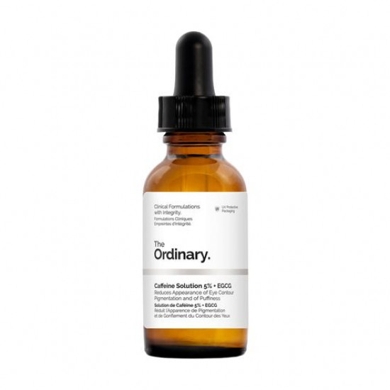 Serum under eyes with caffeine and the The Ordinary Caffeine Solution green tea of 5% + EGCG, 30 ml Serum under eyes with caffeine and the The Ordinary Caffeine Solution green tea of 5% + EGCG, 30 ml