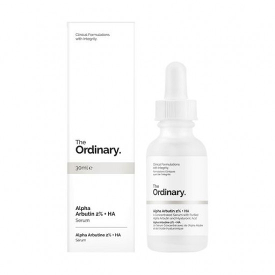 Сыворотка с Альфа Арбутином и гиалуроновой кислотой The Ordinary Alpha Arbutin 2% + HA, 30 мл
Сыворотка с Альфа Арбутином и гиалуроновой кислотой The Ordinary Alpha Arbutin 2% + HA, 30 мл