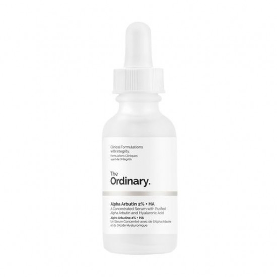 Сыворотка с Альфа Арбутином и гиалуроновой кислотой The Ordinary Alpha Arbutin 2% + HA, 30 мл
Сыворотка с Альфа Арбутином и гиалуроновой кислотой The Ordinary Alpha Arbutin 2% + HA, 30 мл