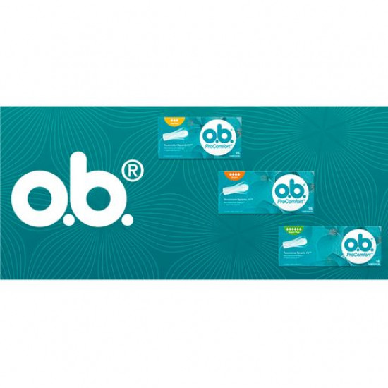 Тампоны женские гигиенические o.b. ProComfort Super Plus, 16 шт
Тампоны женские гигиенические o.b. ProComfort Super Plus, 16 шт
