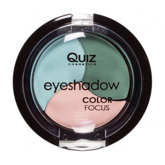 Тіні для повік Quiz Cosmetics Color Focus Eyeshadow 3-колірні, тон 365, 4 г Тіні для повік Quiz Cosmetics Color Focus Eyeshadow 3-колірні, тон 365, 4 г