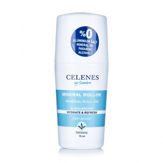 Термальный део-роллер Celenes Thermal Mineral Roll-On Whitening Hydrate & Refresh с отбеливающим эффектом, для всех типов кожи, 75 мл
Термальный део-роллер Celenes Thermal Mineral Roll-On Whitening Hydrate & Refresh с отбеливающим эффектом, для всех типов кожи, 75 мл