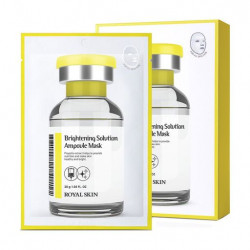 Тканинна ампульна маска для вирівнювання тону обличчя Royal Skin Brightening Solution Ampoule Mask, 10*30 г