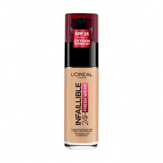 Тональний крем L'Oreal Paris Infaillible 24H Fresh Wear, 200 Golden Sand, 30 мл Тональний крем L'Oreal Paris Infaillible 24H Fresh Wear, 200 Golden Sand, 30 мл