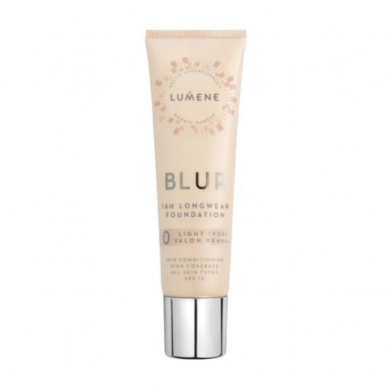 Тональный крем для лица Lumene Blur Foundation 16H Longwear Foundation SPF15, 0 Light Ivory, 30 мл
Тональный крем для лица Lumene Blur Foundation 16H Longwear Foundation SPF15, 0 Light Ivory, 30 мл