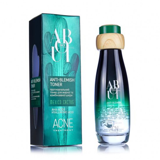 Toner for the person ABOUT face Acne Treatment with extract of the Mexican cactus, 128 ml Toner for the person ABOUT face Acne Treatment with extract of the Mexican cactus, 128 ml