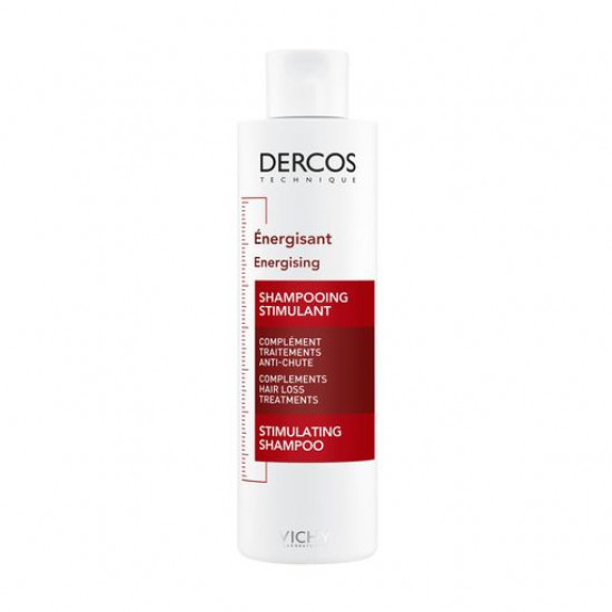 Тонизирующий шампунь для волос Vichy Dercos Energising Shampoo с аминексилом, 200 мл
Тонизирующий шампунь для волос Vichy Dercos Energising Shampoo с аминексилом, 200 мл