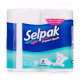 3-layer Selpak toilet paper, white, 4 pieces 3-layer Selpak toilet paper, white, 4 pieces
