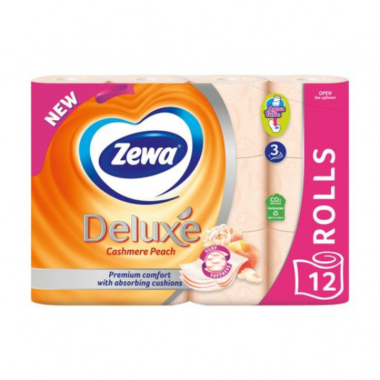 Туалетная бумага Zewa Deluxe Cashmere Peach с ароматом персика, 3-слойная, 12 шт
Туалетная бумага Zewa Deluxe Cashmere Peach с ароматом персика, 3-слойная, 12 шт