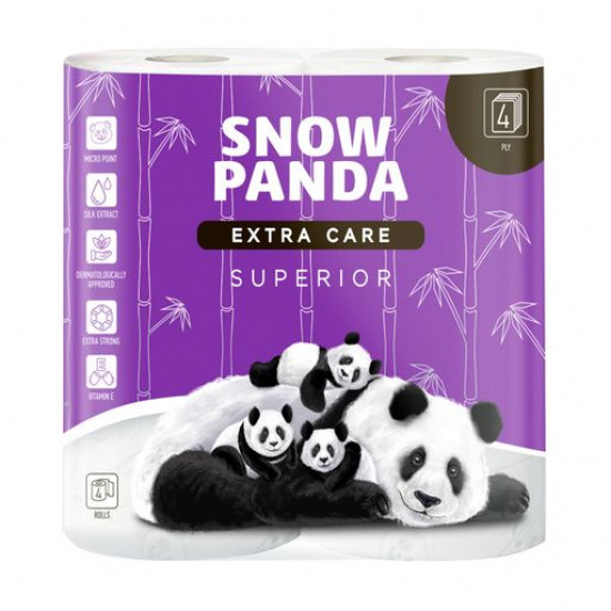 Toilet paper Snow Panda Extra Care Superior of 4-layer, 4 pieces Toilet paper Snow Panda Extra Care Superior of 4-layer, 4 pieces