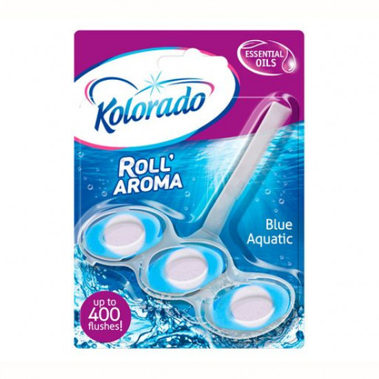 Туалетний блок Kolorado Roll Aroma Blue Aquatic, 51 г Туалетний блок Kolorado Roll Aroma Blue Aquatic, 51 г