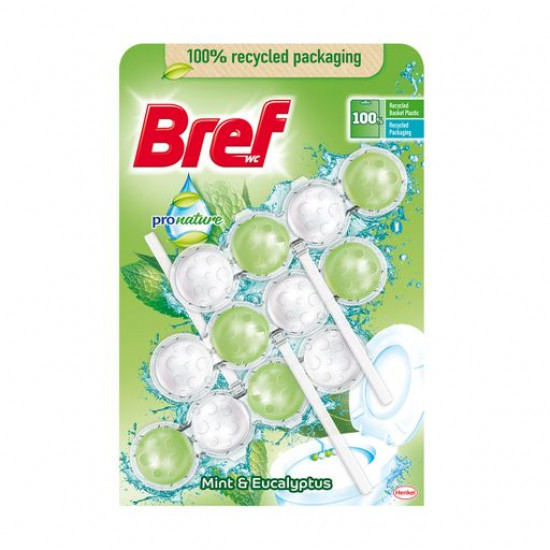 Твердый туалетный блок Bref Сила актив Мята и эвкалипт, 3*50 г
Твердый туалетный блок Bref Сила актив Мята и эвкалипт, 3*50 г