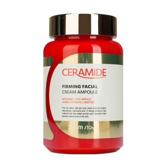 Укрепляющая ампульная крем-сыворотка для лица FarmStay Ceramide Firming Facial Cream Ampoule с керамидами, 250 мл
Укрепляющая ампульная крем-сыворотка для лица FarmStay Ceramide Firming Facial Cream Ampoule с керамидами, 250 мл
